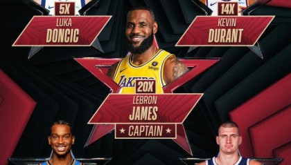 星空体育下载-NBA全明星首发：字母力压詹姆斯当选票王 库里落选